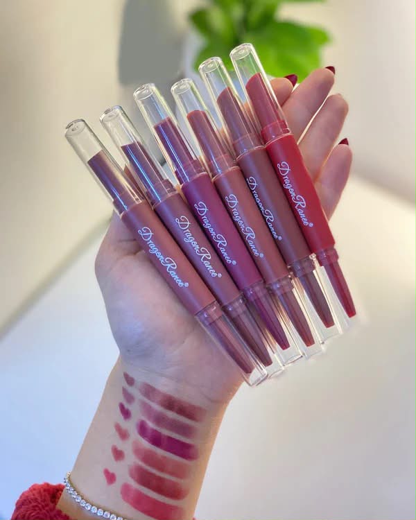 DragonRanee 6pcs 2-in-1 Matte Lipstick and Lip Liner Set - buy online in Pakistan - Image 5