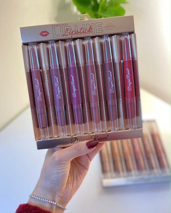 DragonRanee 6pcs 2-in-1 Matte Lipstick and Lip Liner Set - buy online in Pakistan - Image 6