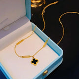 Stainless Steel Clover Double Side Chain Locket – Each - Buy Online in Pakistan at Cosmia.pk