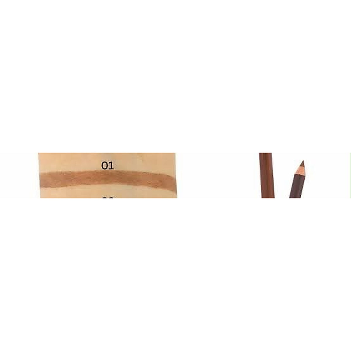 Miss Rose Eyeliner Eyebrow Pencil shade 01 swatch