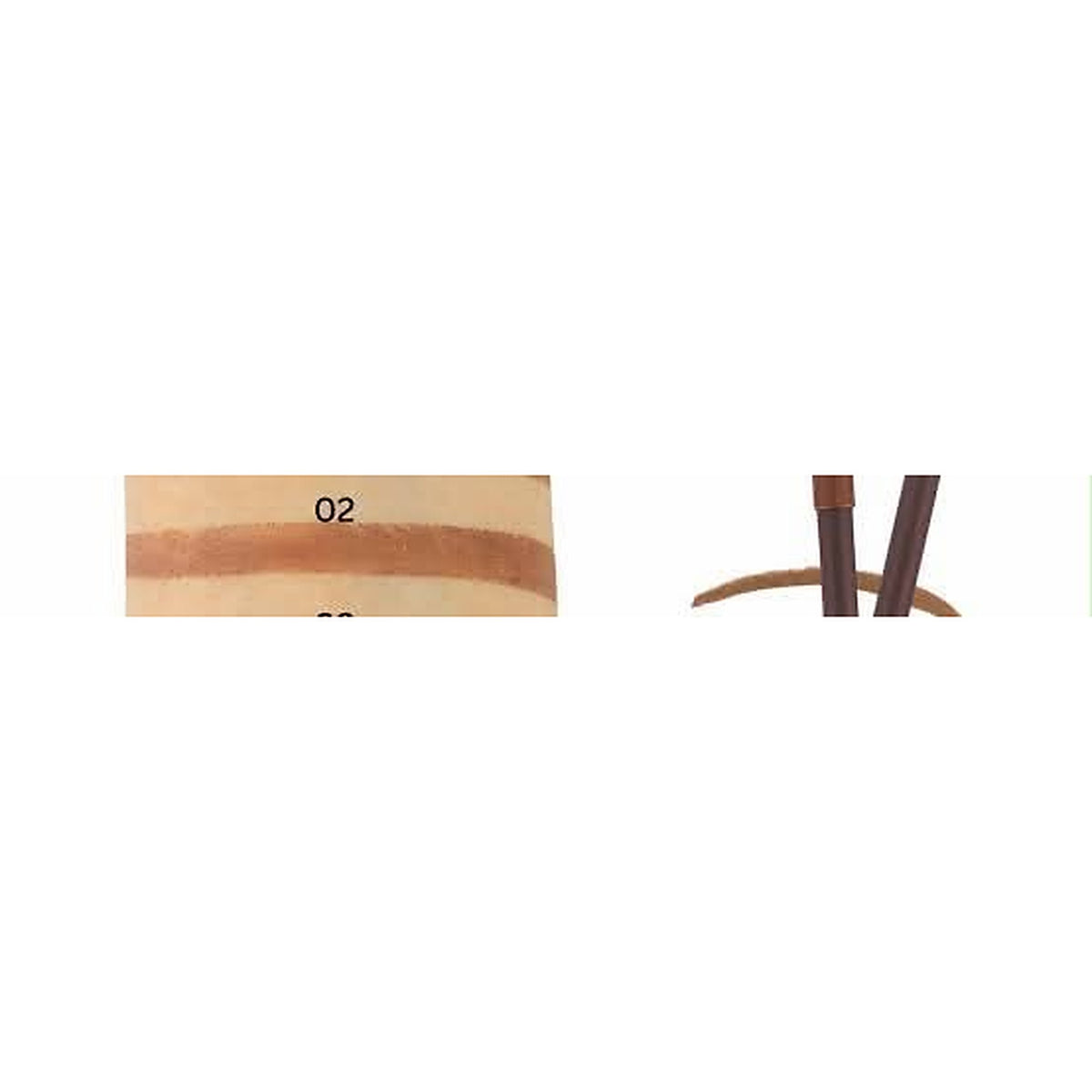 Miss Rose Eyeliner Eyebrow Pencil shade 02 swatch