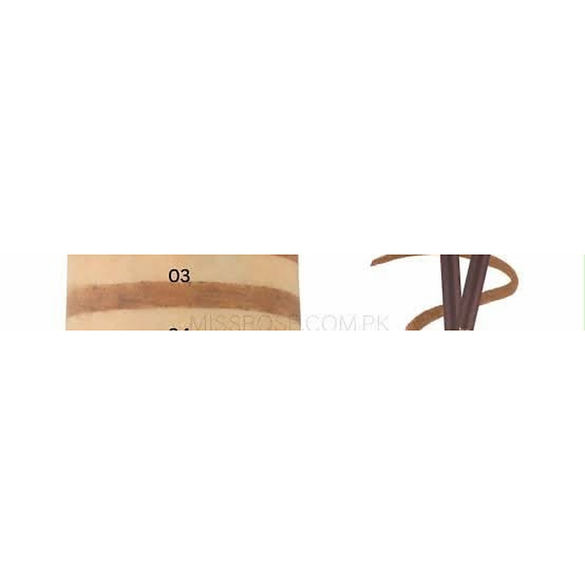 Miss Rose Eyeliner Eyebrow Pencil shade 03 swatch