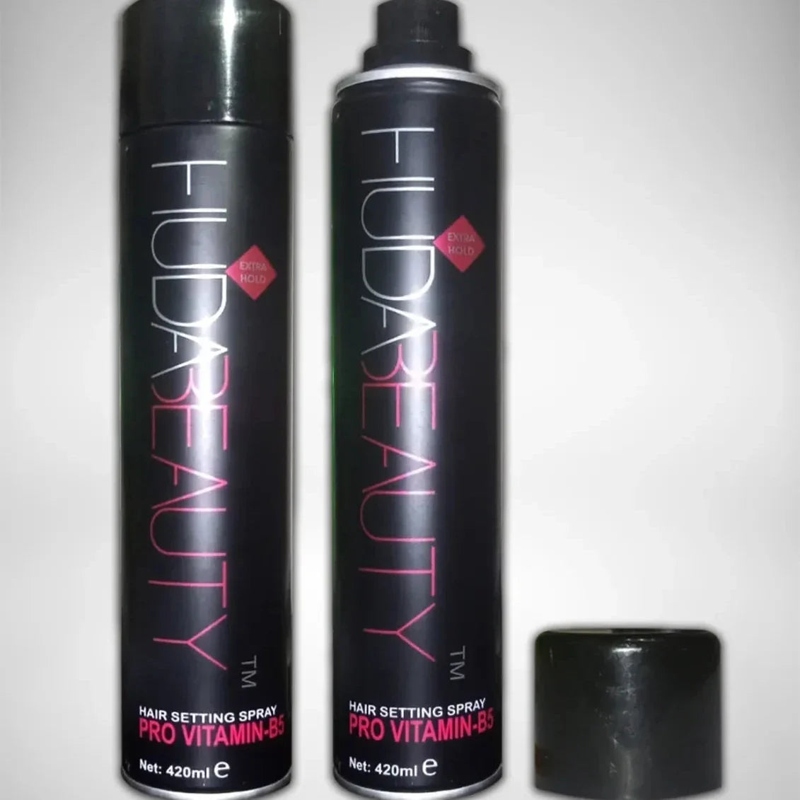 Huda beauty Hair Setting Spray With Vitamin B5 - 420ml - Buy Online in Pakistan at Cosmia.pk
