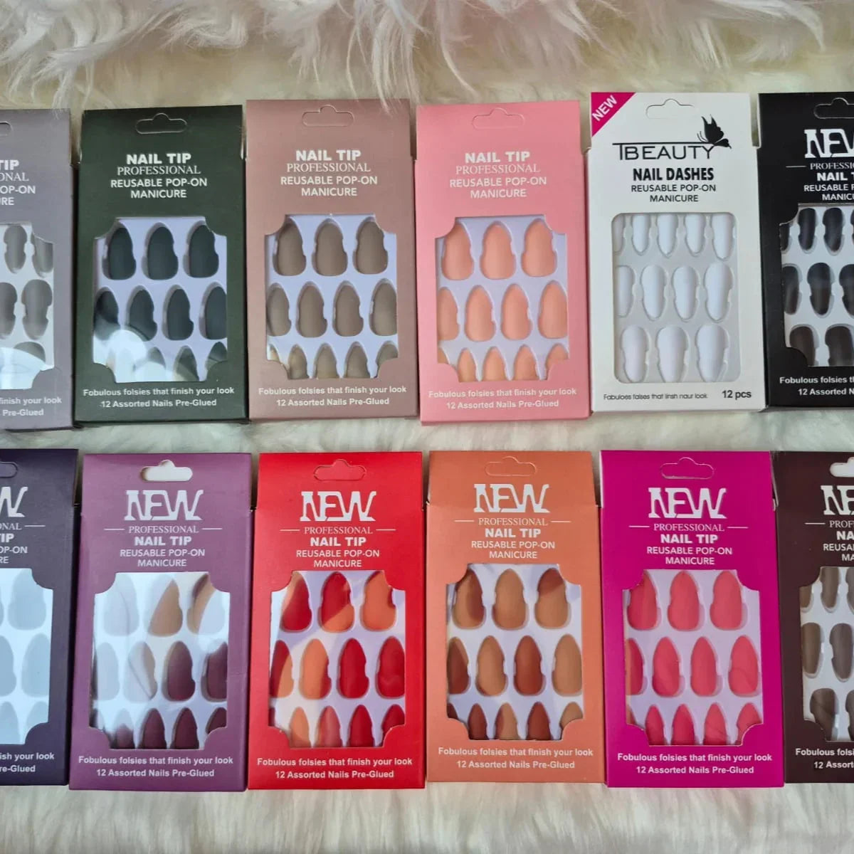 New Professional Nail Tip Reusable Pop On Manicure Nails - Buy Online in Pakistan at Cosmia.pk