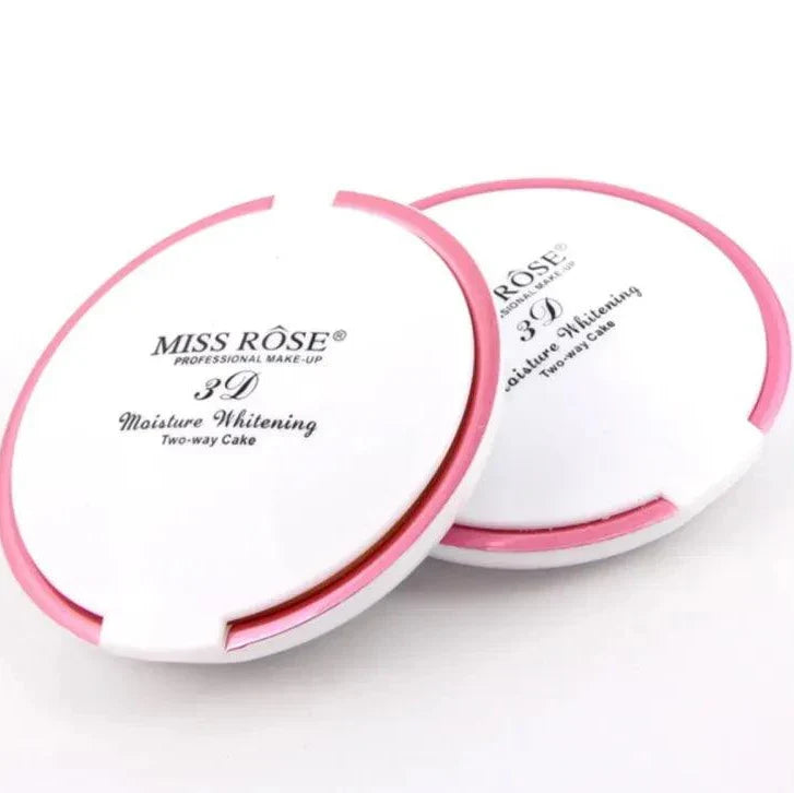 Miss Rose 3D Contour Moisture Whitening Two-way Pressed Powder - Buy Online in Pakistan at Cosmia.pk
