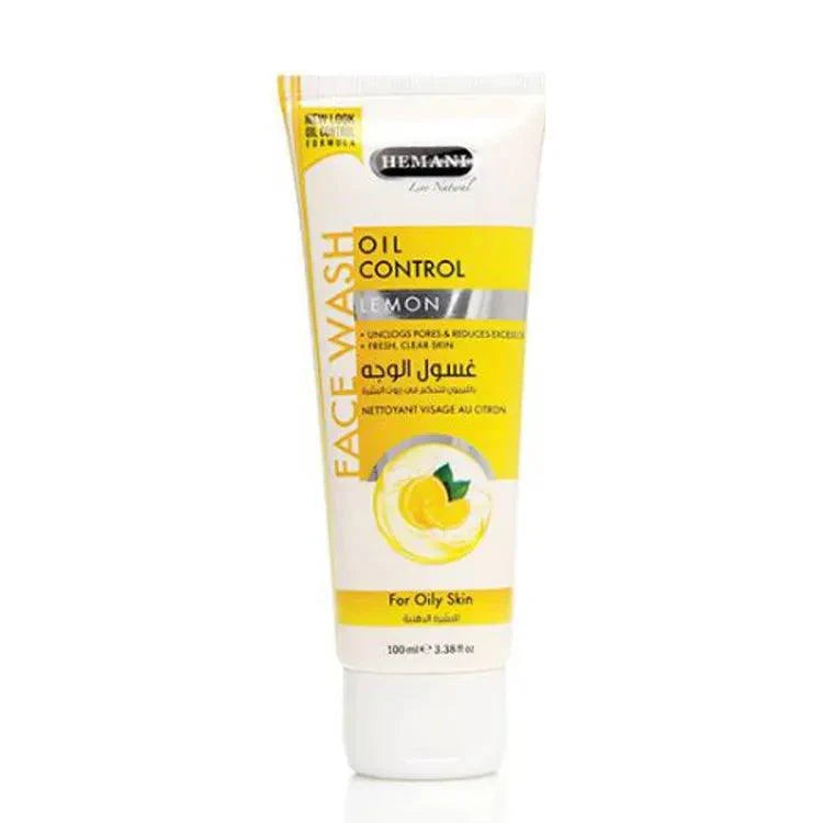 Hemani Oil Control Lemon Face Wash  - 100ml - Buy Online in Pakistan at Cosmia.pk