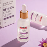 Saeed Ghani Retinol Skin Recharge &amp; Anti-Aging Night Serum - 30ml - Buy Online in Pakistan at Cosmia.pk