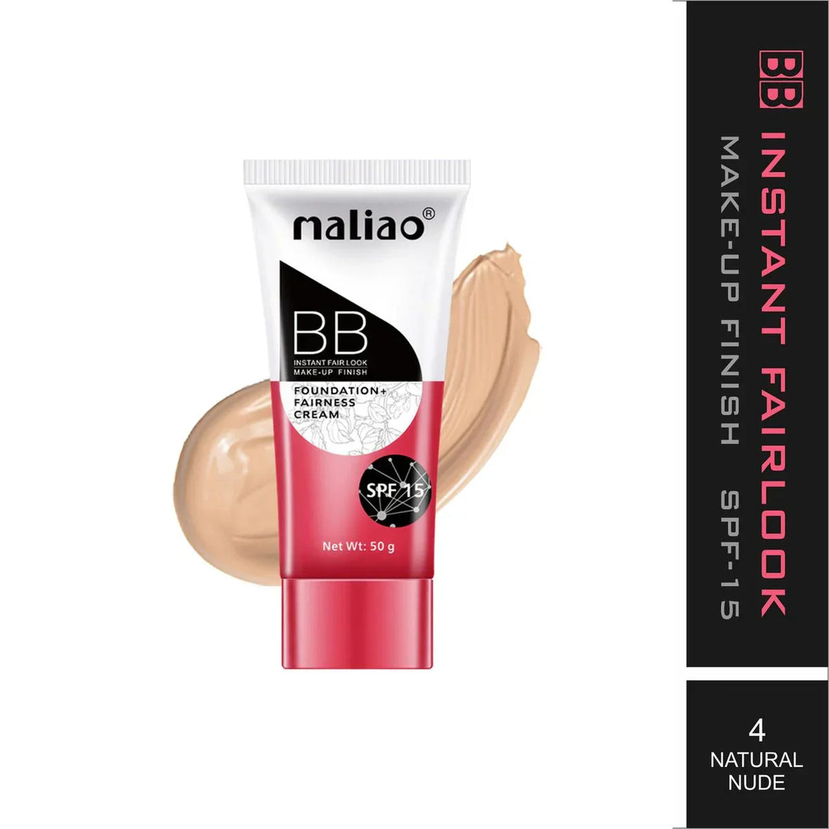 Maliao Instant Fair Look Make Up Finish BB Foundation Fairness Cream - Buy Online in Pakistan at Cosmia.pk