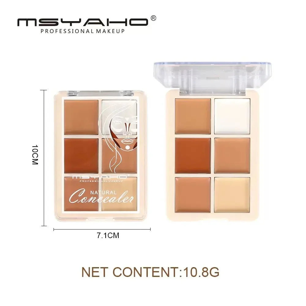 MSYAHO 6 Colors Concealer Palette - Buy Online in Pakistan at Cosmia.pk