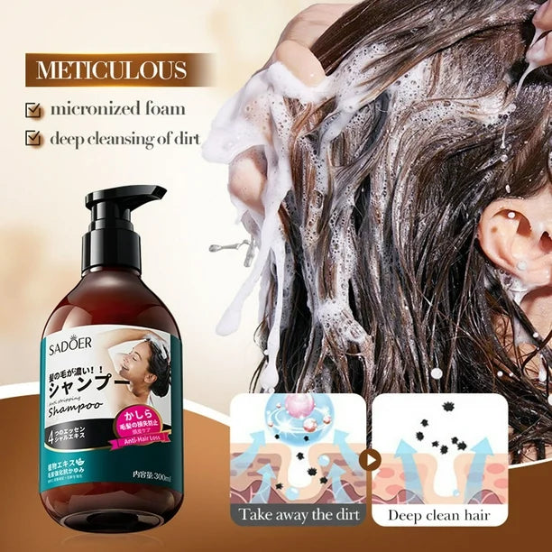 SADOER Anti Hair Loss Shampoo Anti-dandruff Hair Growth Shampoo - 300ml - Buy Online in Pakistan at Cosmia.pk