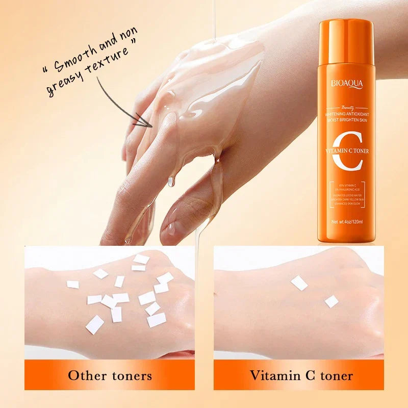 BIOAQUA Vitamin C Whitening Antioxidant Moist Brighten Face Toner – 120ml - Buy Online in Pakistan at Cosmia.pk