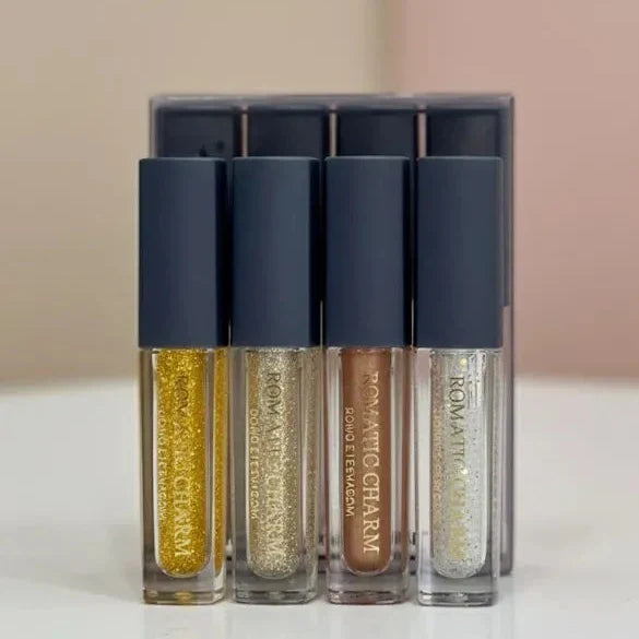 Romantic Charm Glitter Liquid Eyeshadow - Pack Of 4 - Buy Online in Pakistan at Cosmia.pk
