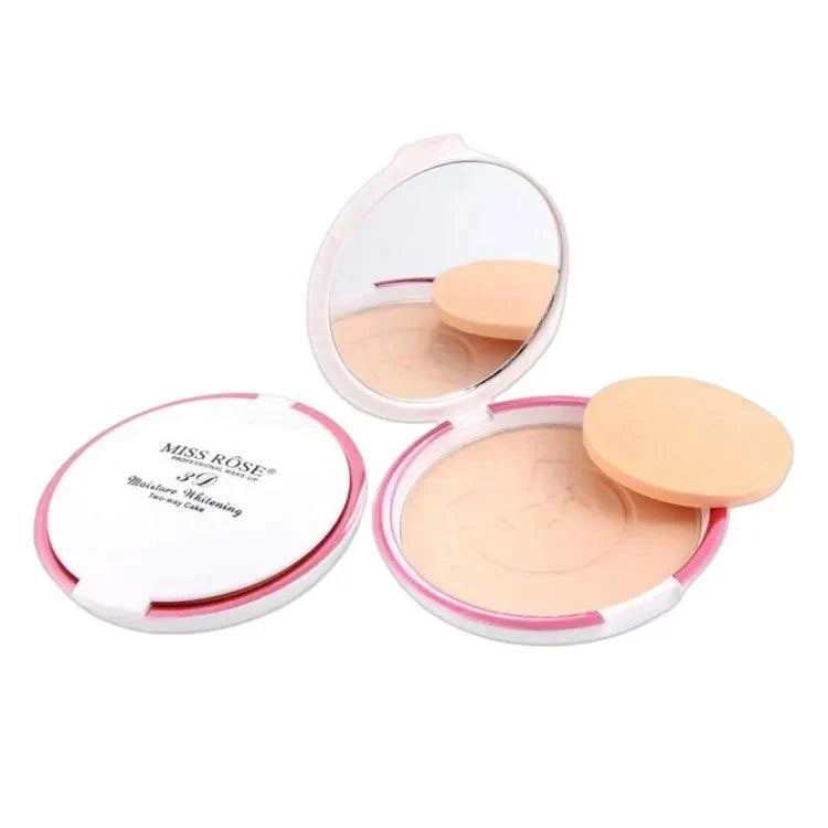 Miss Rose 3D Contour Moisture Whitening Two-way Pressed Powder - Buy Online in Pakistan at Cosmia.pk