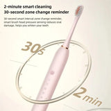 USB Rechargeable Ultrasonic Tooth Brush with 4 Brush Heads - Buy Online in Pakistan at Cosmia.pk