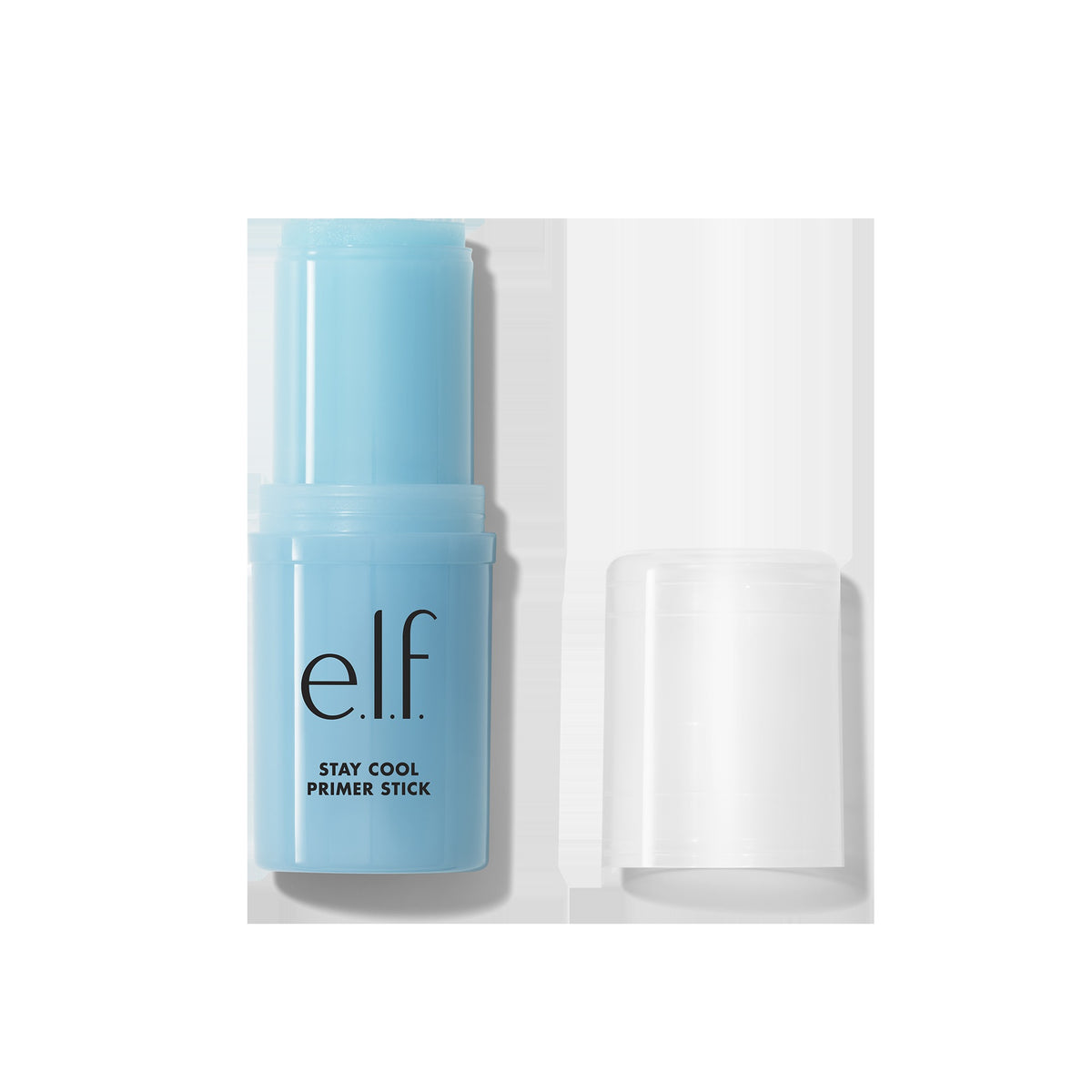 e.l.f. Stay Cool Primer Stick 17g open stick packshot with clear cap