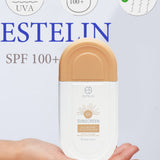 Estelin All-in-One Multi-Defense Tinted Sunscreen SPF 100 PA+++ 100g bottle front