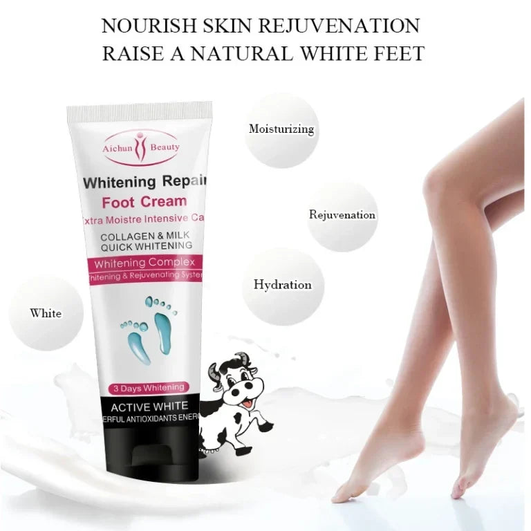 Aichun Beauty Repair Whitening Foot Cream - 100g - Buy Online in Pakistan at Cosmia.pk