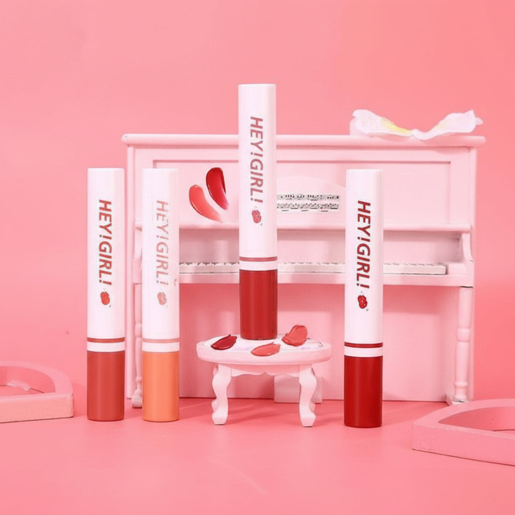 Heng Fang Hey Girl Velvet Matte Lipsticks - Pack Of 4 - Buy Online in Pakistan at Cosmia.pk