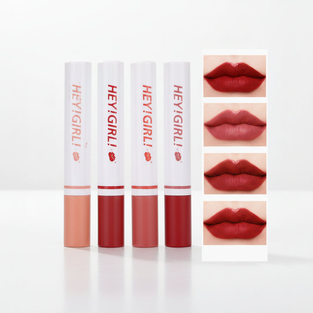 Heng Fang Hey Girl Velvet Matte Lipsticks - Pack Of 4 - Buy Online in Pakistan at Cosmia.pk