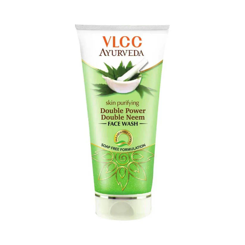 VLCC Ayurveda Skin Purifying Double Power Double Neem Face Wash - 150ml - Buy Online in Pakistan at Cosmia.pk