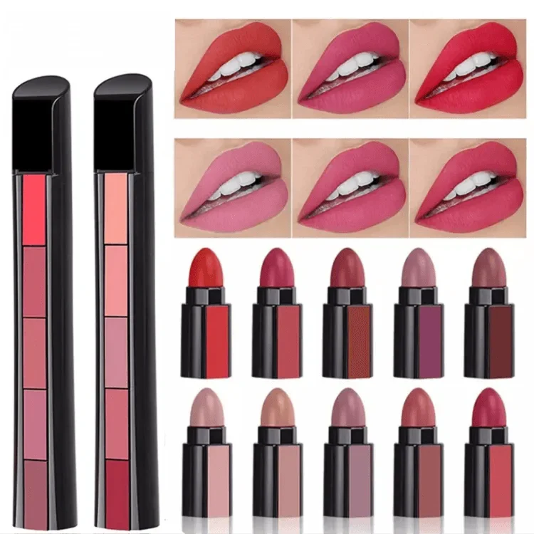 Huda Beauty 5 in 1 Lipstick - Buy Online in Pakistan at Cosmia.pk