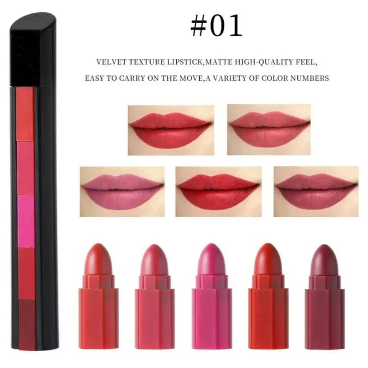 Huda Beauty 5 in 1 Lipstick - Buy Online in Pakistan at Cosmia.pk