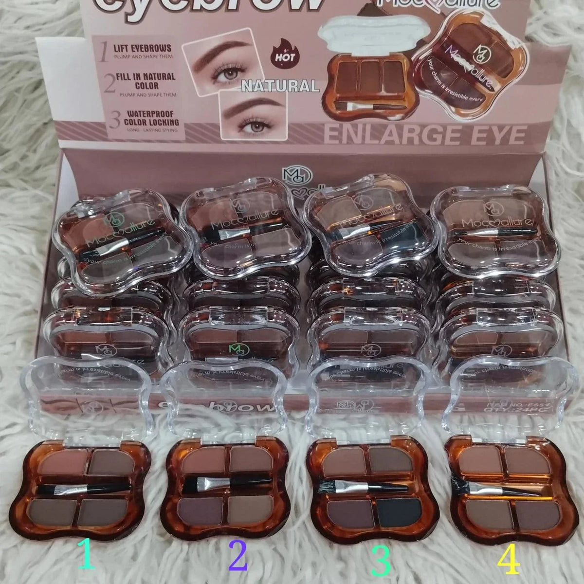Mocallure 4 in 1 mini eyebrow kit - Buy Online in Pakistan at Cosmia.pk
