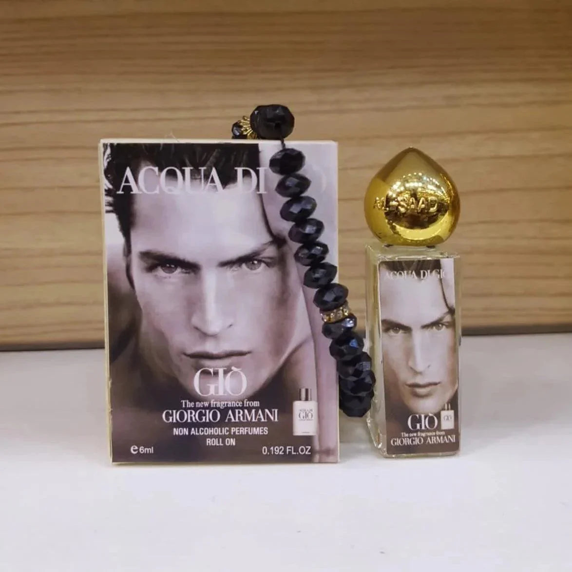 Giorgio Armani Non Alcoholic Attar with Tasbeeh - 6ml - Buy Online in Pakistan at Cosmia.pk