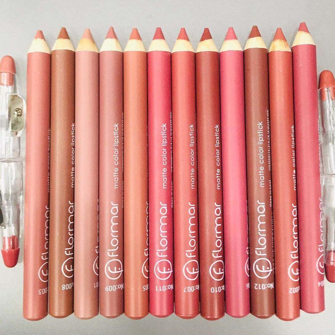 Flormar Lip Pencil – Pack of 12 - Buy Online in Pakistan at Cosmia.pk