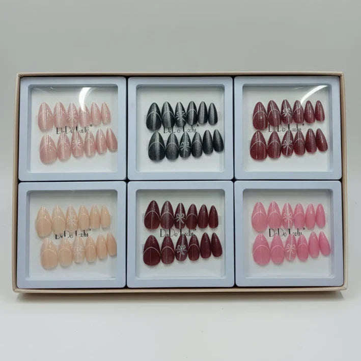 DoDo Lady Lined Press-On Nails Set - Buy Online in Pakistan at Cosmia.pk