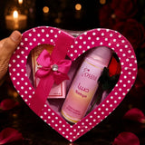 Heart Shape Gift Pack 2 Pcs Perfume 35ml + 200ml Body Spray Set - Buy Online in Pakistan at Cosmia.pk