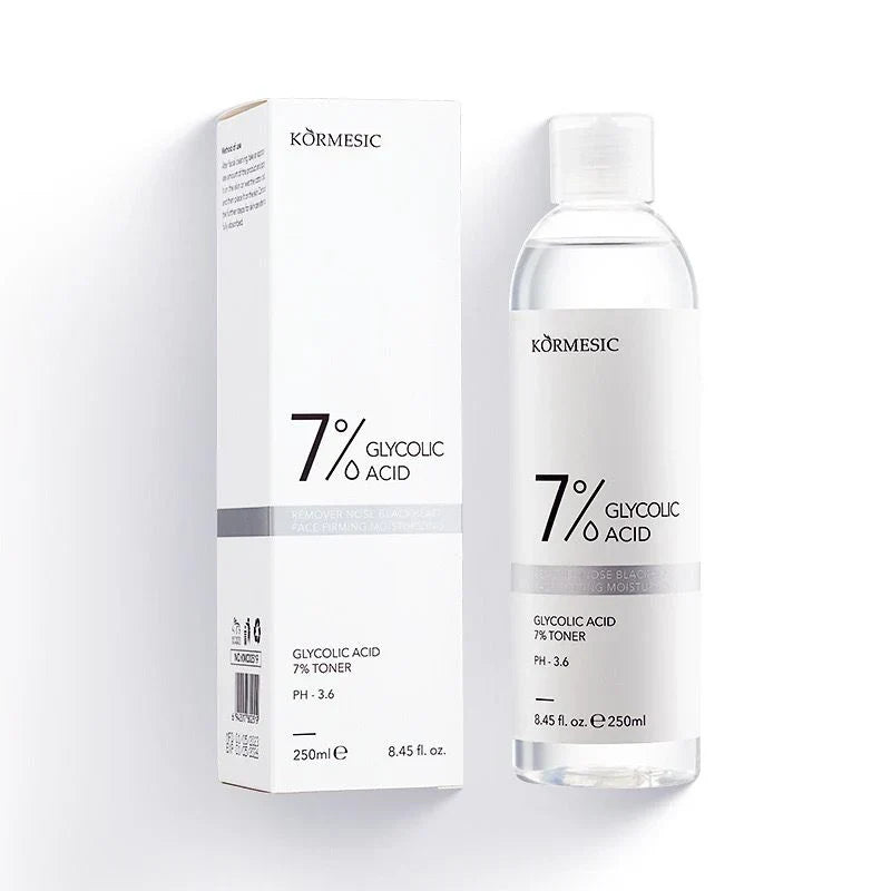 KORMESIC 7% Glycolic Acid Blackhead Remover Face Firming Moisturizing Toner - 250ml - Buy Online in Pakistan at Cosmia.pk
