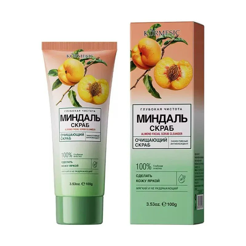 KORMESIC Non-Irritating & Hypoallergeni Oil Makeup Apricot Face Scrub - 100g - Buy Online in Pakistan at Cosmia.pk