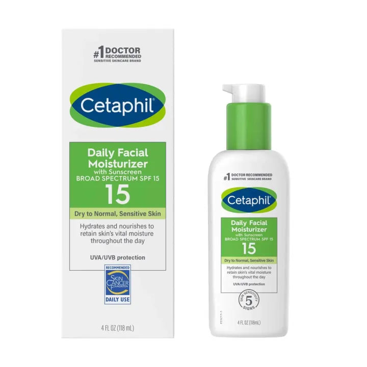 Cetaphil Daily Facial Moisturizer with SPF 15 118ml - Buy Online in Pakistan at Cosmia.pk