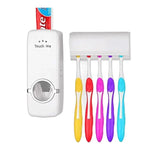 Touch Me Press Toothpaste Dispenser With Toothbrush Holder - Buy Online in Pakistan at Cosmia.pk