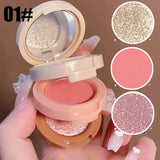 Hudamoji 3-in-1 Highlighter & Blush Palette Hudamoji