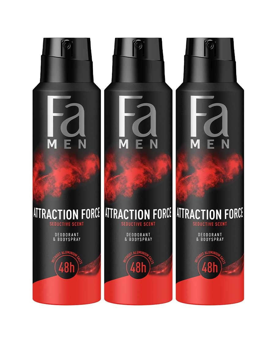 Fa Men Attraction Force Deodorant & Bodyspray 200ml – 48h Seductive Scent - Image 3