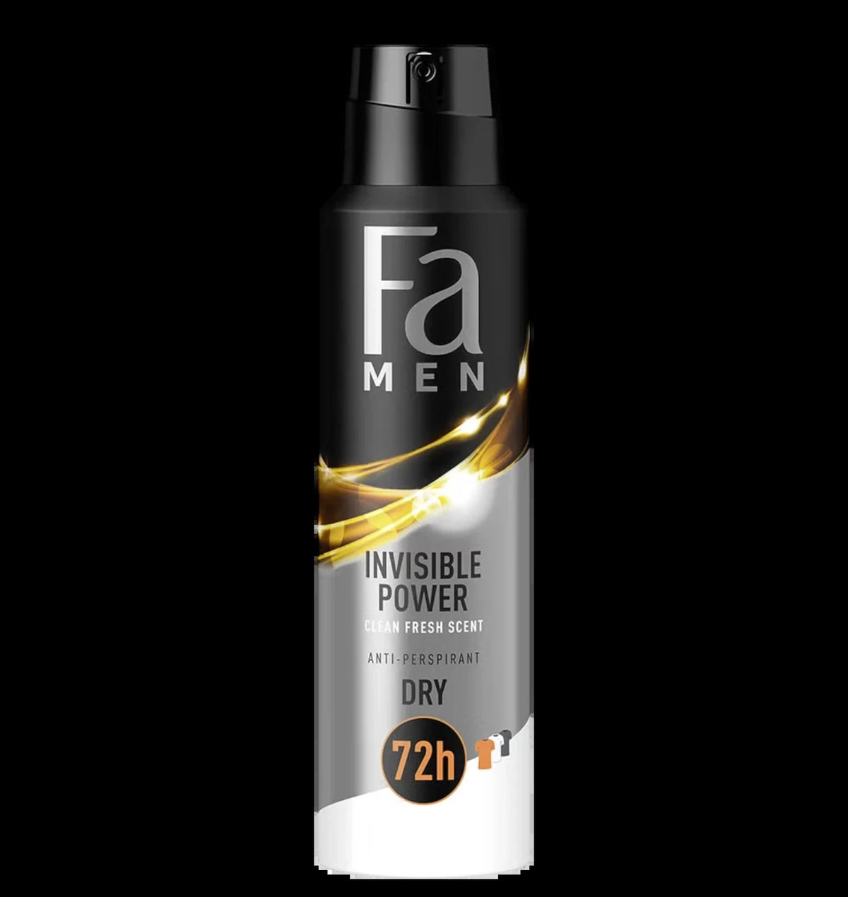 Fa Men Invisible Power Dry 72h Anti-Perspirant Deodorant 200ml – Clean Fresh Scent - Image 3