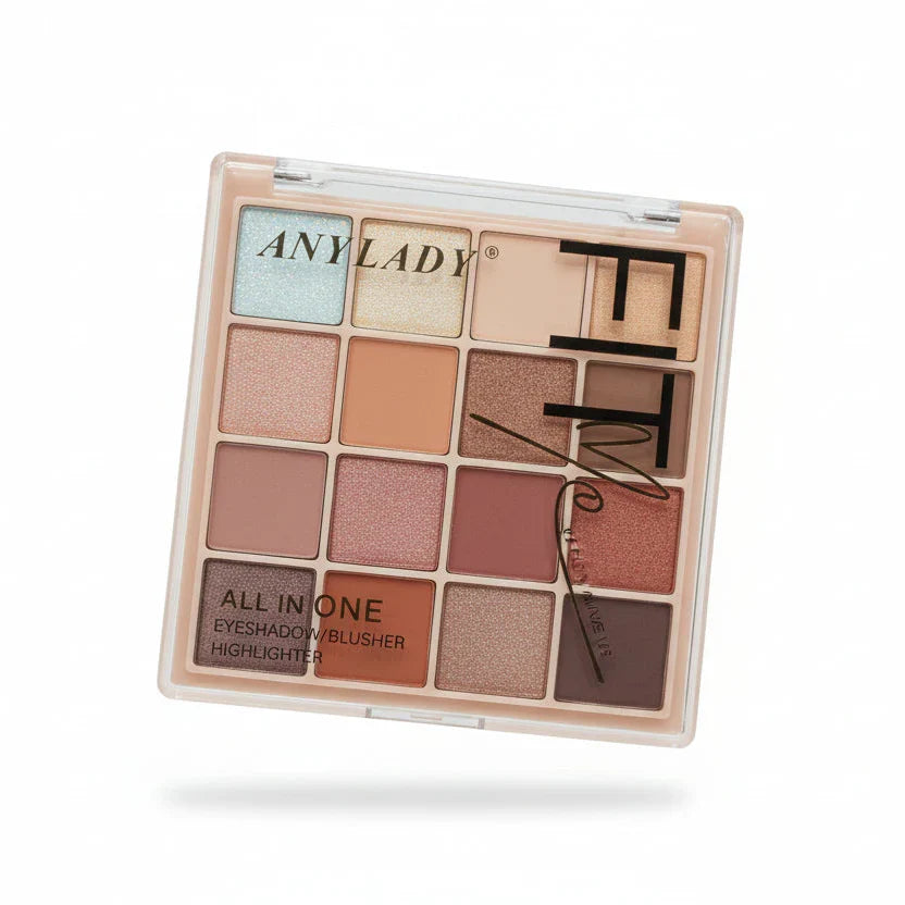 AnyLady Fit Me All in one Eyeshadow , Blusher & Highlighter Palette - Buy Online in Pakistan at Cosmia.pk