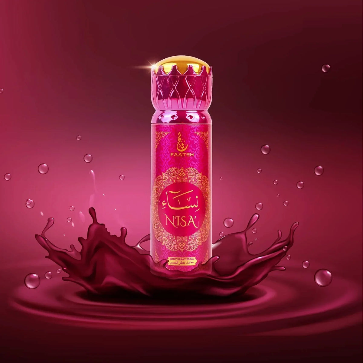 Faateh Nisa Body Spray - 200ml - Buy Online in Pakistan at Cosmia.pk