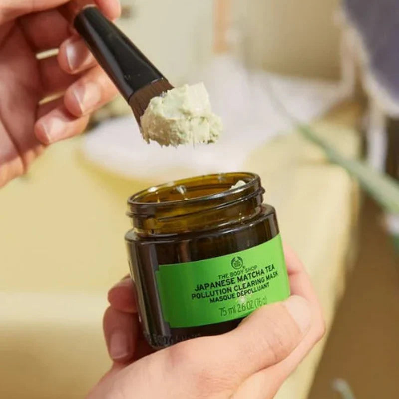 The Body Shop Japanese Matcha Tea Pollution Clearing Mask - 75ml - Buy Online in Pakistan at Cosmia.pk