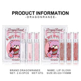 3Pcs Dragon Ranee Bear Sexy Lip Colors Set - Buy Online in Pakistan at Cosmia.pk
