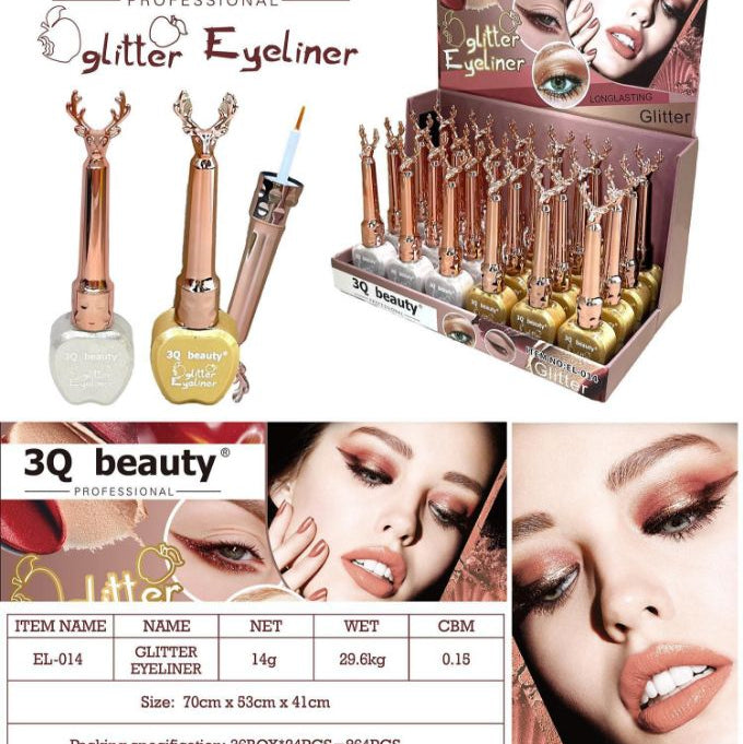 3Q Beauty Professional Glitter Eyeliner - Buy Online in Pakistan at Cosmia.pk