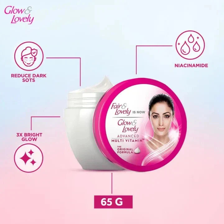 Glow & Lovely Multivitamin Cream Jar - 65Ml - Buy Online in Pakistan at Cosmia.pk
