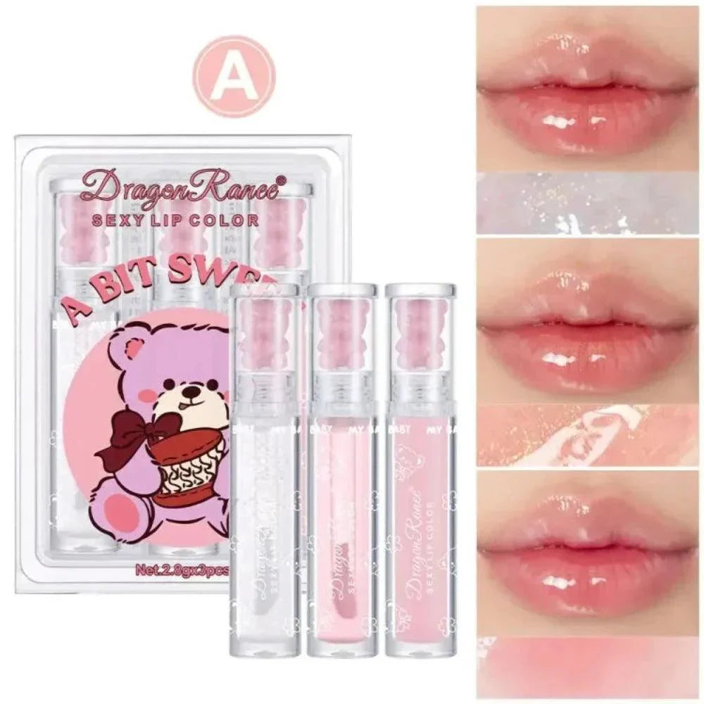 3Pcs Dragon Ranee Bear Sexy Lip Colors Set - Buy Online in Pakistan at Cosmia.pk
