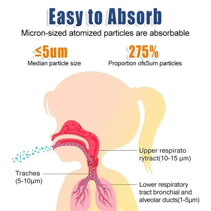 Mesh Portable Nebulizer Machine with Mask - Buy Online in Pakistan at Cosmia.pk