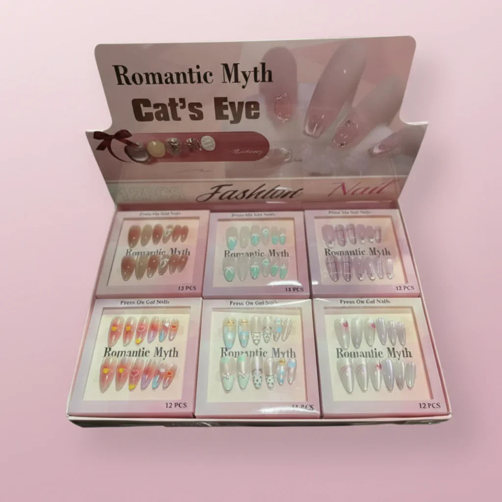 Romantic Myth Cat's Eye Press On Gel Nails - Buy Online in Pakistan at Cosmia.pk