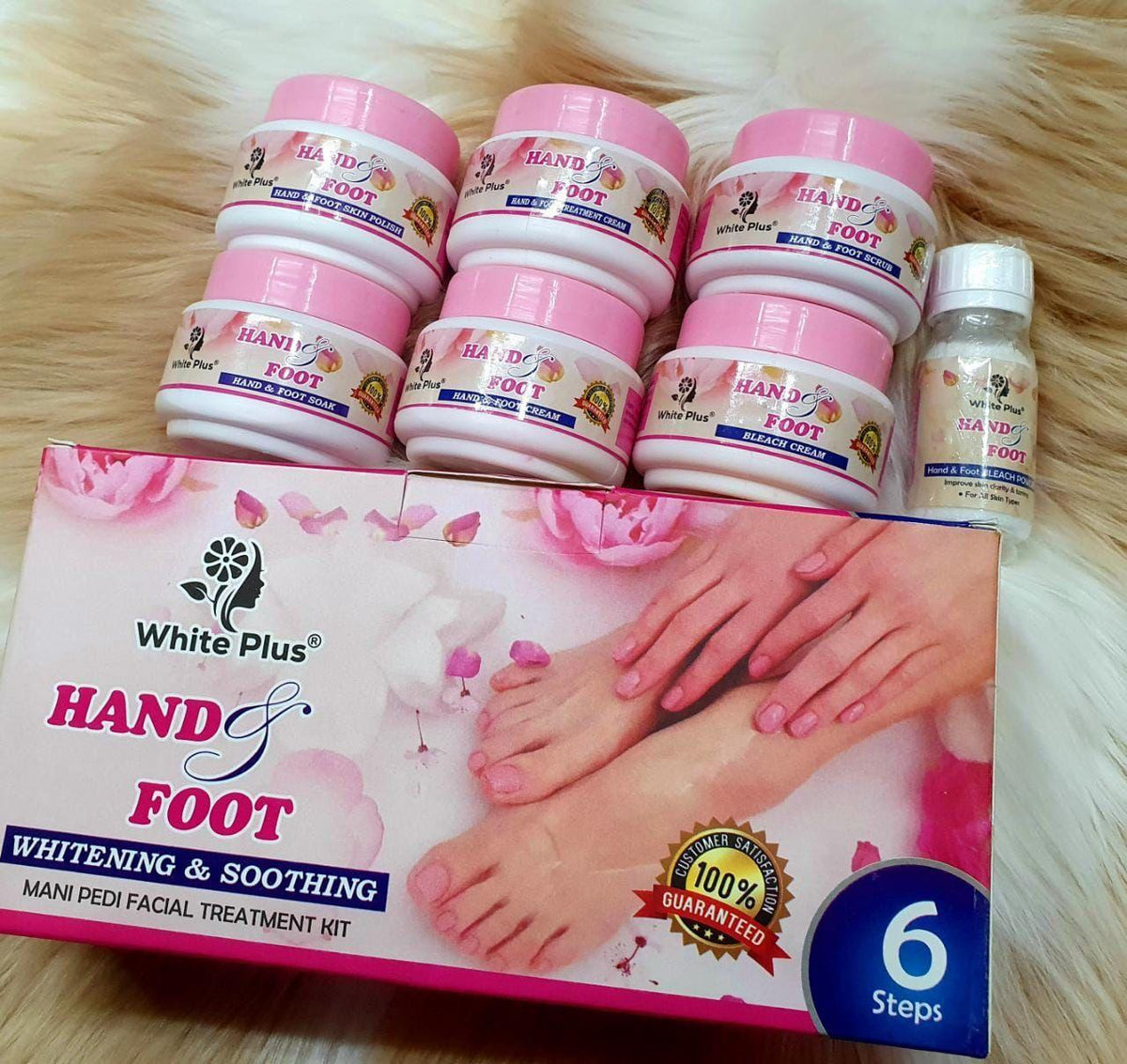 White Plus Meni Pedi Kit - 6 Steps - Buy Online in Pakistan at Cosmia.pk