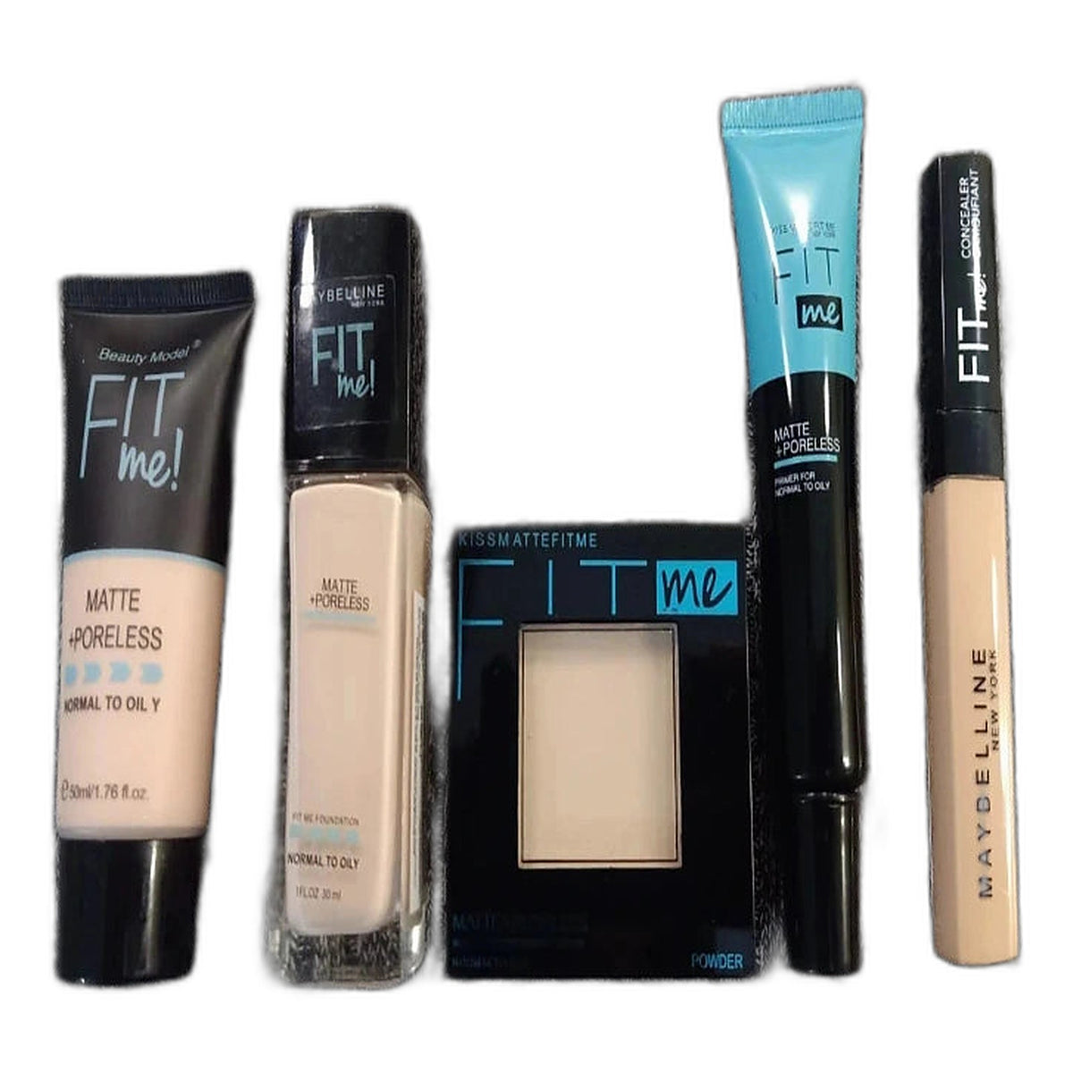 Maybelline 5 in 1 Fit me Makeup Deal - bundle - Buy Online in Pakistan