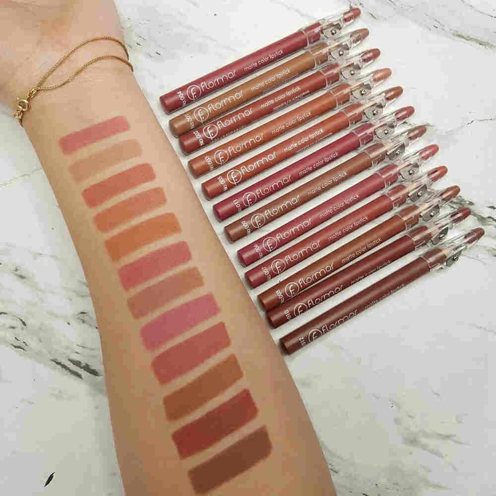 Flormar Lip Pencil – Pack of 12 - Buy Online in Pakistan at Cosmia.pk
